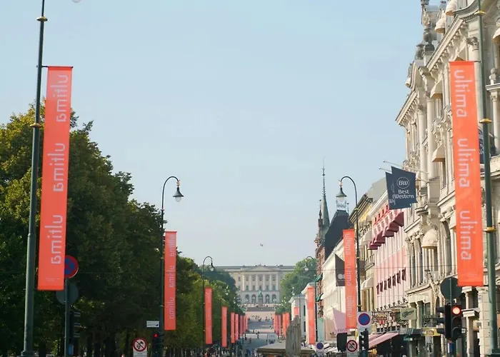 Lägenhet Sjarmerende Med Parkering I Sentrum